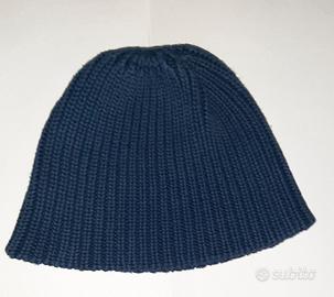 cappellino in cotone blu