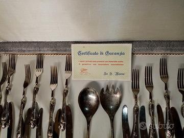 Servizio posate in Argento SAN MARCO