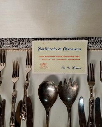 Servizio posate in Argento SAN MARCO