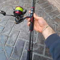 combo canna daiwa ninja evolution  722mfs  