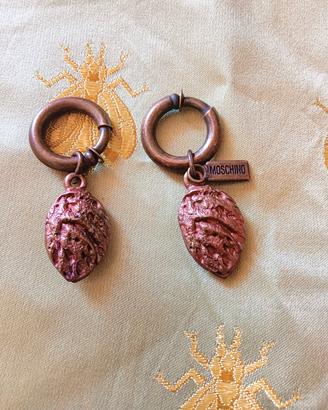 orecchini Moschino vintage mandorle 