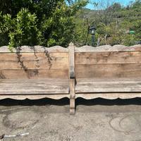 Panca da giardino in castagno