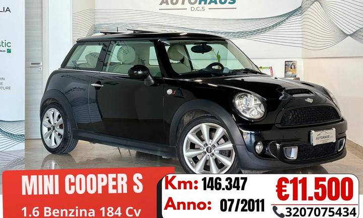 Mini Cooper S Coupe 1.6 184 CV Benzina