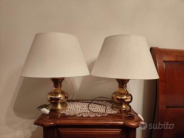 LAMPADE DA CAMERA IN OTTONE