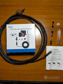 Endoscopio - telecamera per Android e PC - 5 metri