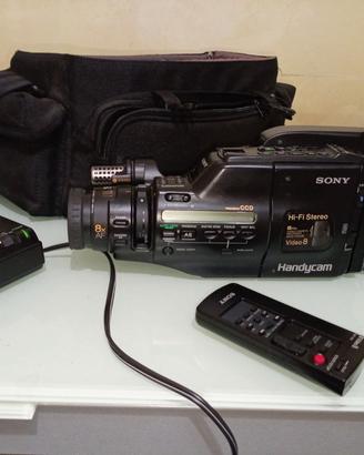 SONY CCD-F550E Handycam Video8 1987 RARITÀ - COMPL