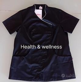 Casacca estetista donna nera XL Giblor's  nuova 
