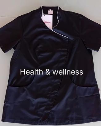 Casacca estetista donna nera XL Giblor's  nuova 