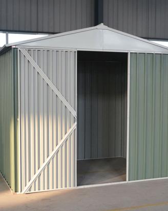 Casetta porta attrezzi lamiera 276x260 verde