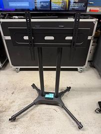 Stand TV fino a 65" con ruote e piattello