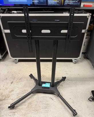 Stand TV fino a 65" con ruote e piattello