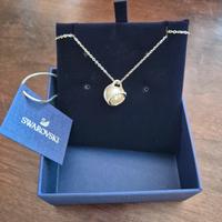 Collana con perla e cristalli Swarovski