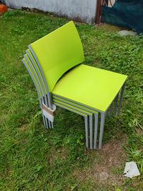 sedie impilabili 