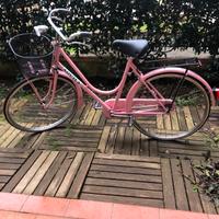 Bici donna rosa