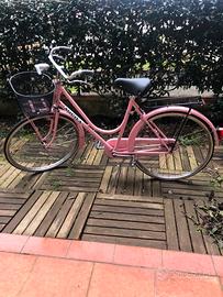 Bici donna rosa