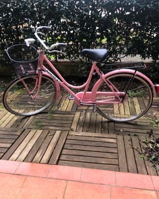 Bici donna rosa