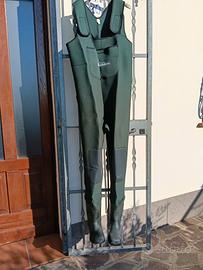 wader/scafandro termico da pesca nuovo