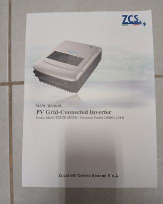 Inverter fotovoltaico ZCS Azzurro 1PH 3000 TLM 3Kw