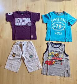 Vestiario estivo 7/8 anni