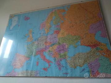 Poster Europa da parete cornice inclusa