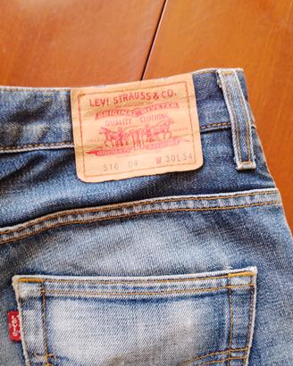 jeans vintage Levis donna tg34 a zampa 