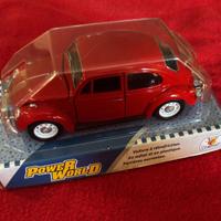 Modellino "Power World" auto Volkswagen Maggiolino