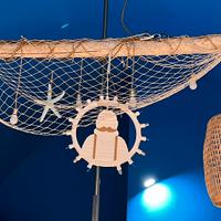 Palo marino con luci e masse vere