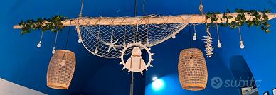 Palo marino con luci e masse vere