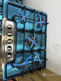 Piano cottura 70cm acciaio griglir in ghisa nuovo