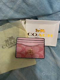 Porta documenti coach-rosa