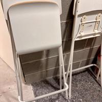Coppia Sgabelli IKEA mod. Franklin Colore Bianco