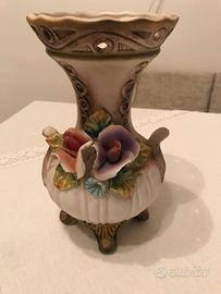 vaso in ceramica di Bassano anni 70