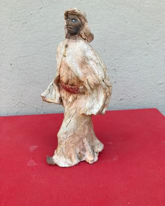 Statuina terracotta re magi presepe collezionismo