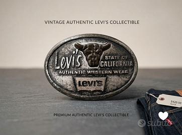 Fibbia per Cintura Levi's Vintage – Rara