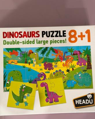 Puzzle Dinosauri 8 in 1