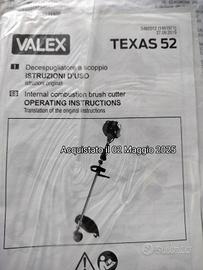 Decespugliatore Valex Texas 52 cc