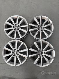 4 cerchi 16 pollici ORIGINALI VW T-Cross Polo Taig