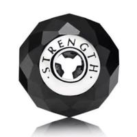 charm pandora strength Nero collezione essence