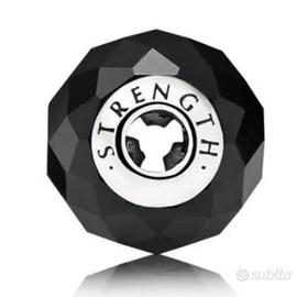 charm pandora strength Nero collezione essence