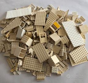 Lotto Pezzi Sfusi LEGO Vintage Bianco Avorio Beige