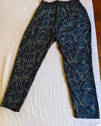 Calliope pantalone nuovo lungo fantasia 