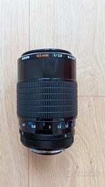 kiron macro 105mm f/2.8 attacco cy