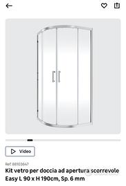 Leroy Merlin Box doccia Semicircolare Easy