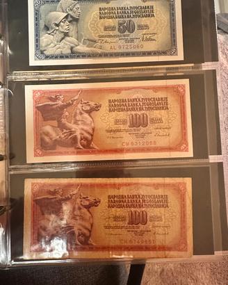 Banconote lotto o singole da collezione