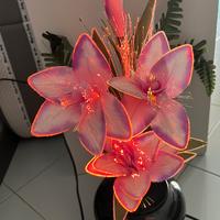 Lampada vintage a fibra ottica