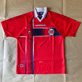 Maglia da calcio Umbro Norvegia (Norway) 1997/1998