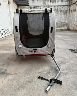 Carrello bicicletta per cani