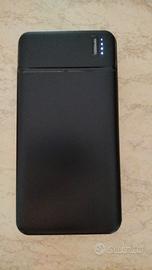 Power Bank 10.000mAh – Nuovo, Mai Usato – con Cavo