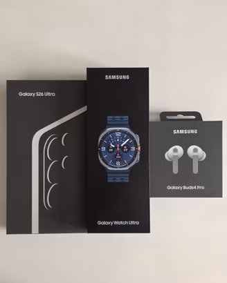 Samsung S26U 512gb + Galaxy watchU + Buds4 Pro