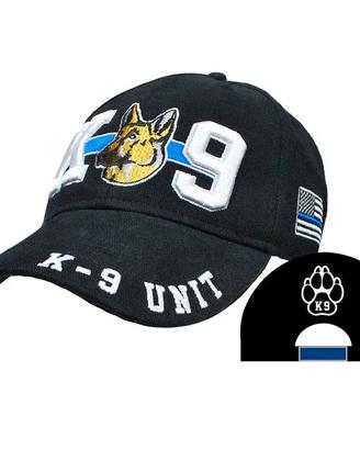 Cappellino ricamato Unità Cinofile K-9 Unit Police